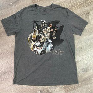 SALE 4 for $20!!!!!!Disney XL Star Wars the Force Awakens Tshirt EUC Fan Wear!